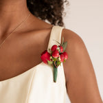 Red Premade Corsages
