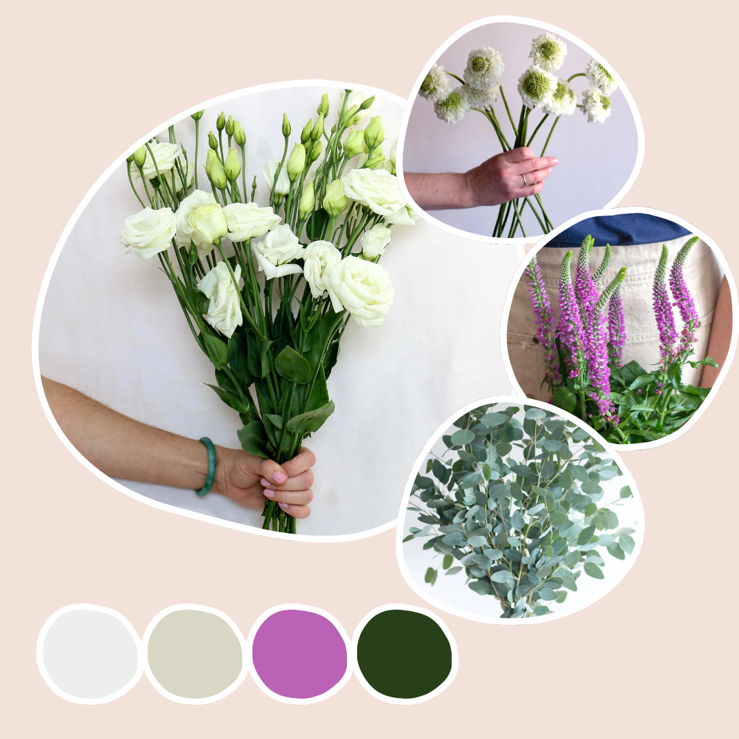 Cream Mixed Box - Blush Accents