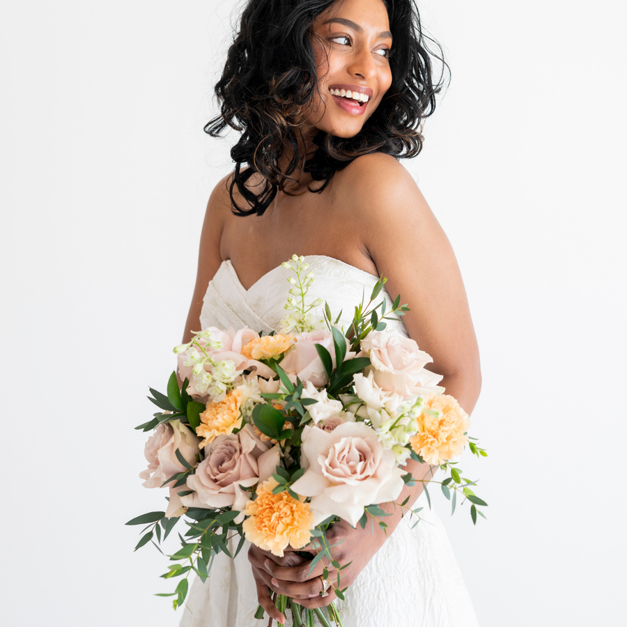 Earthy Premade Bridal Bouquet | Flower Moxie DIY Wedding