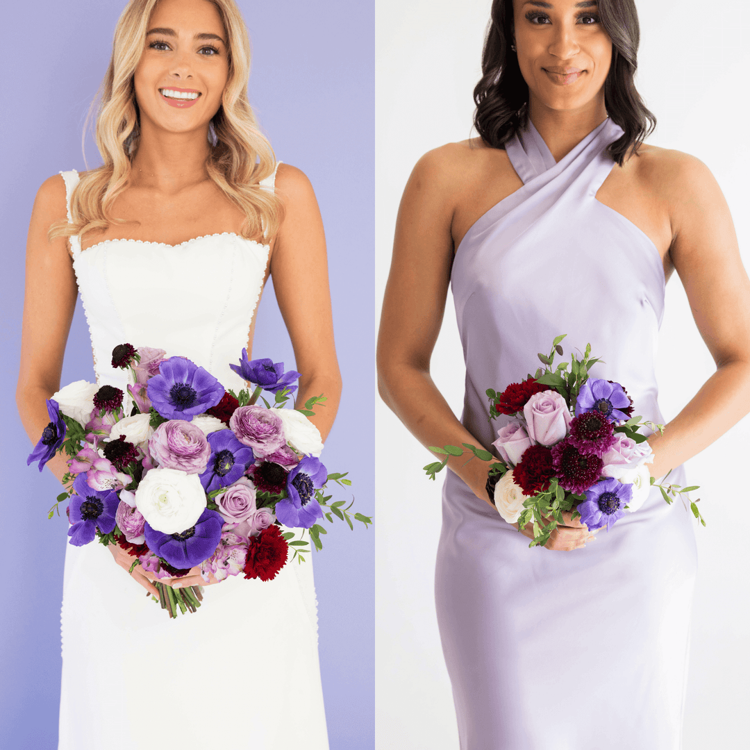 princess polly baby blue dress Long guest dress with asymmetrical bardot neckline in eggplant color main image 0