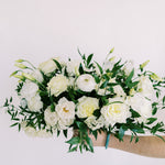 Emerald and Cream arrangement