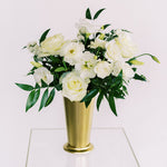 Emerald and Cream arrangement