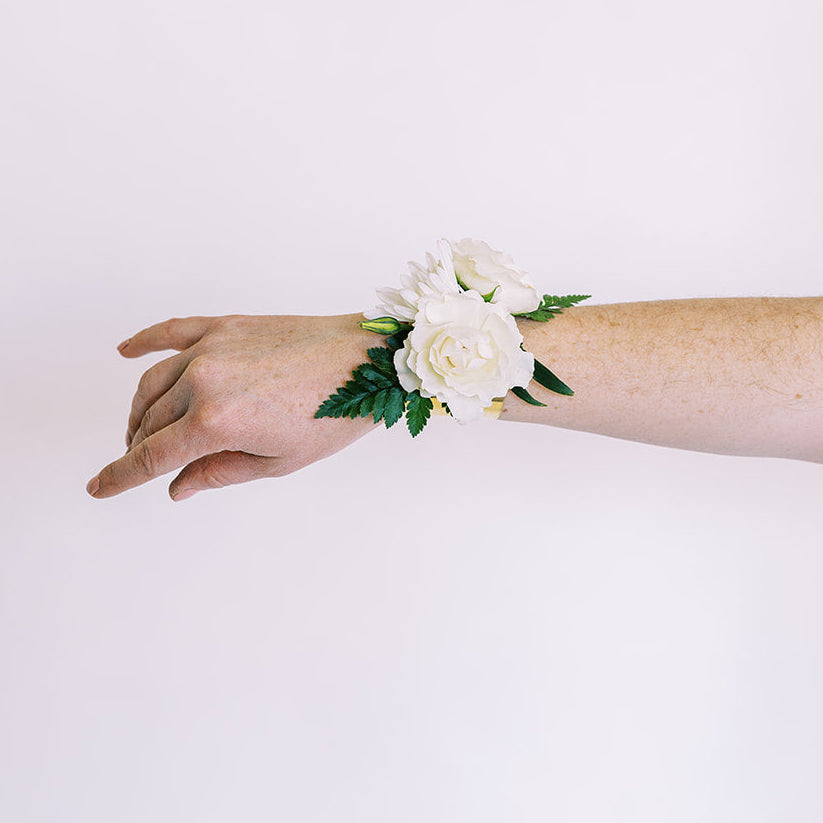 Cream Corsage