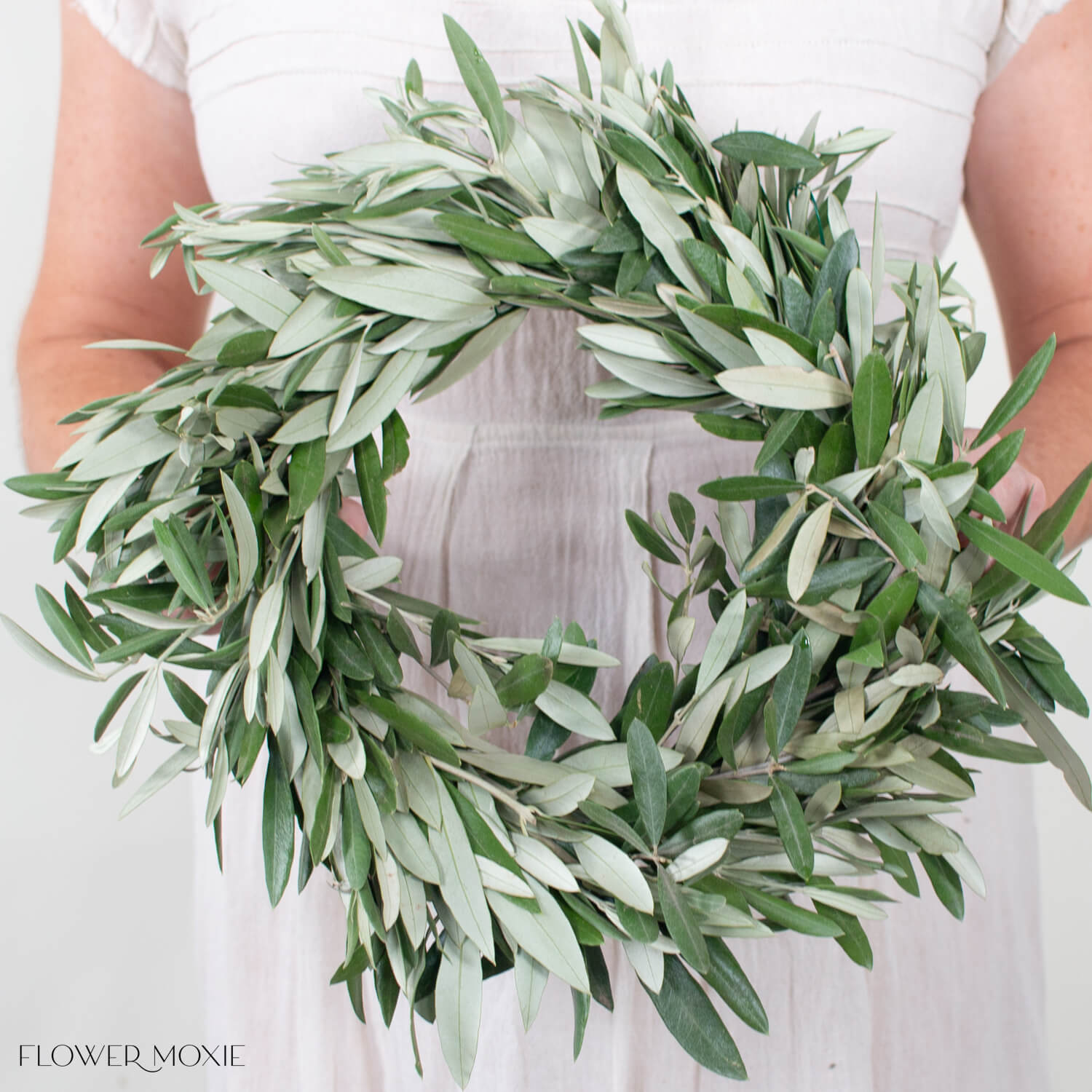 Olive Leaf Candle Ring for Weddings