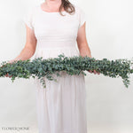 baby eucalyptus garland table runner for diy weddings