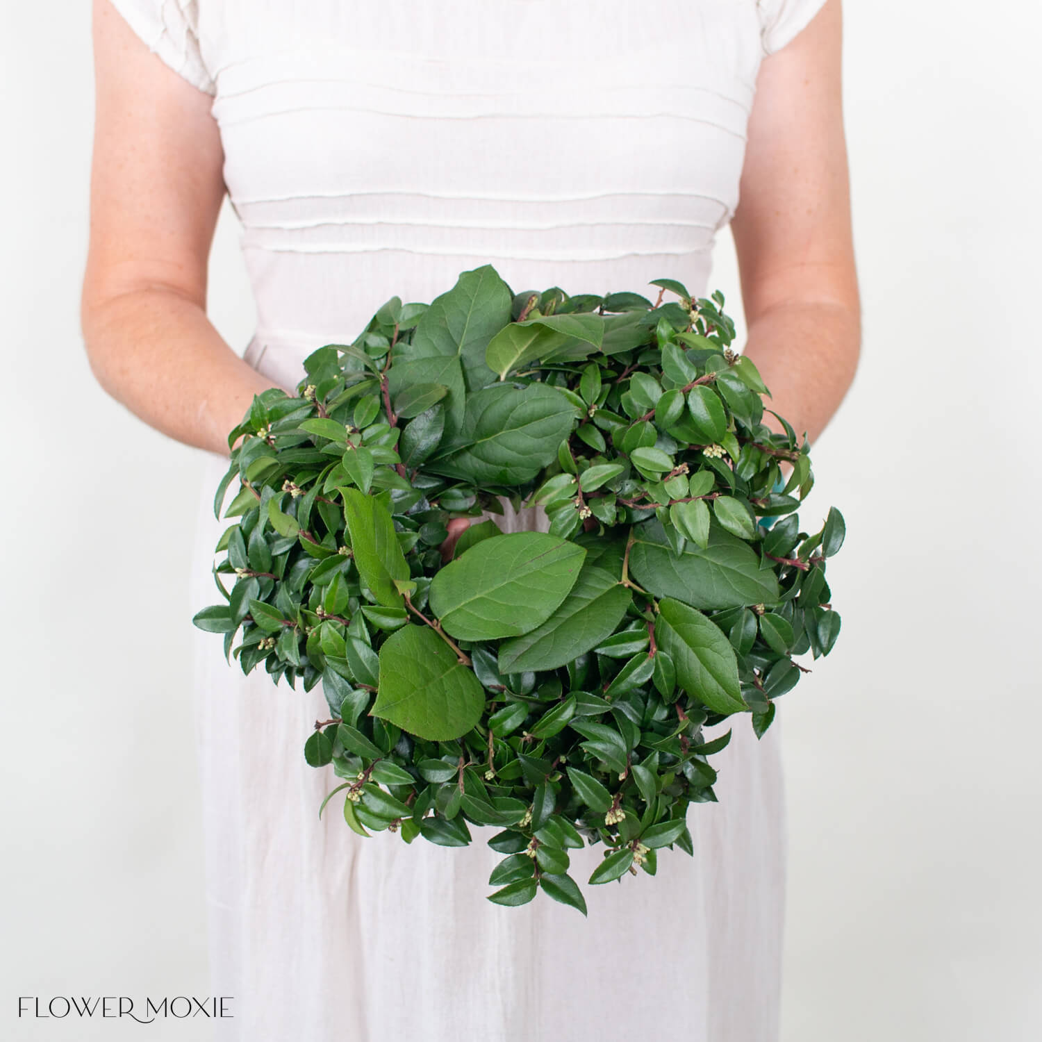 Mixed Greens Candle Ring for Weddings