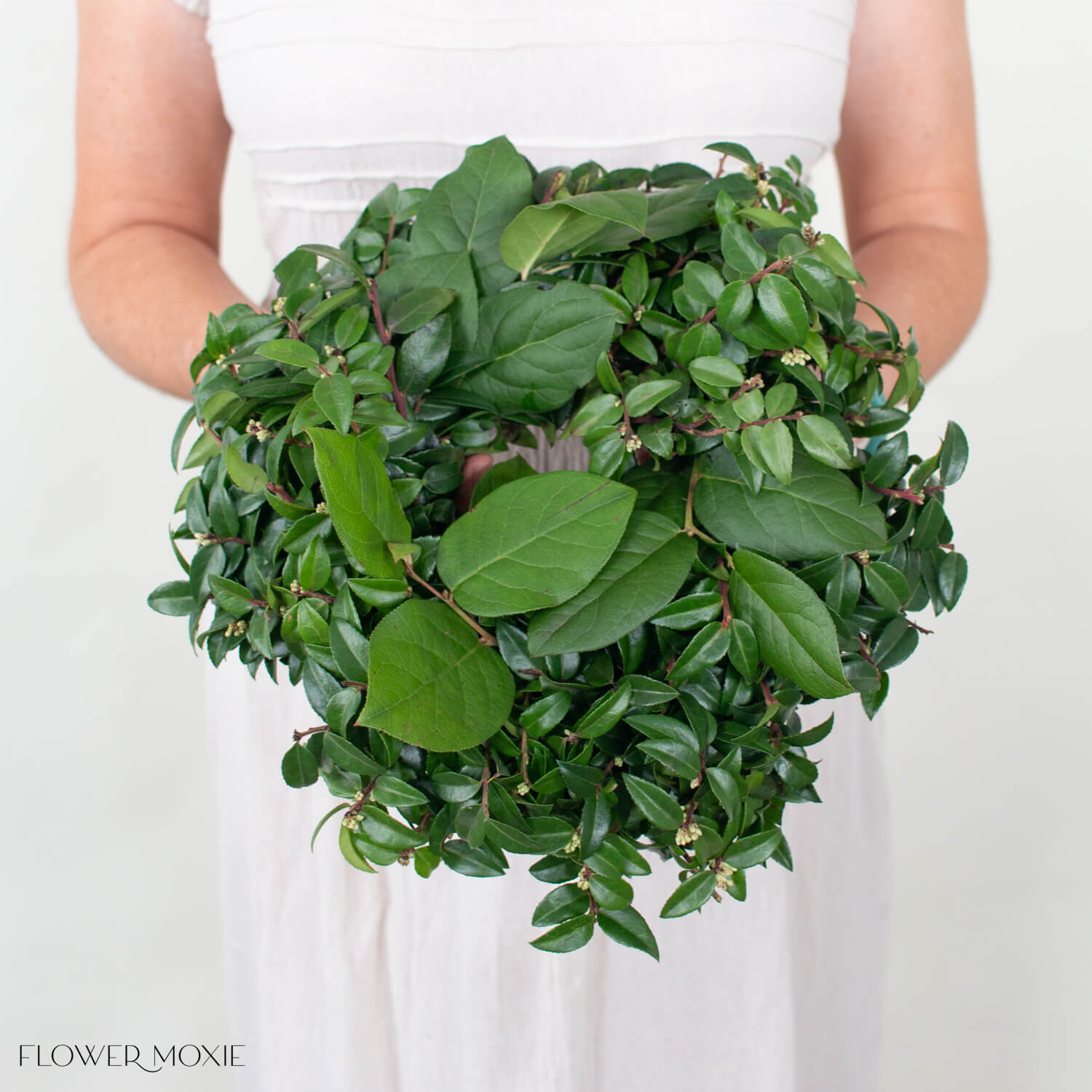 Mixed Greens Candle Ring for Weddings