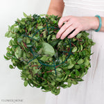 Mixed Greens Candle Ring for Weddings