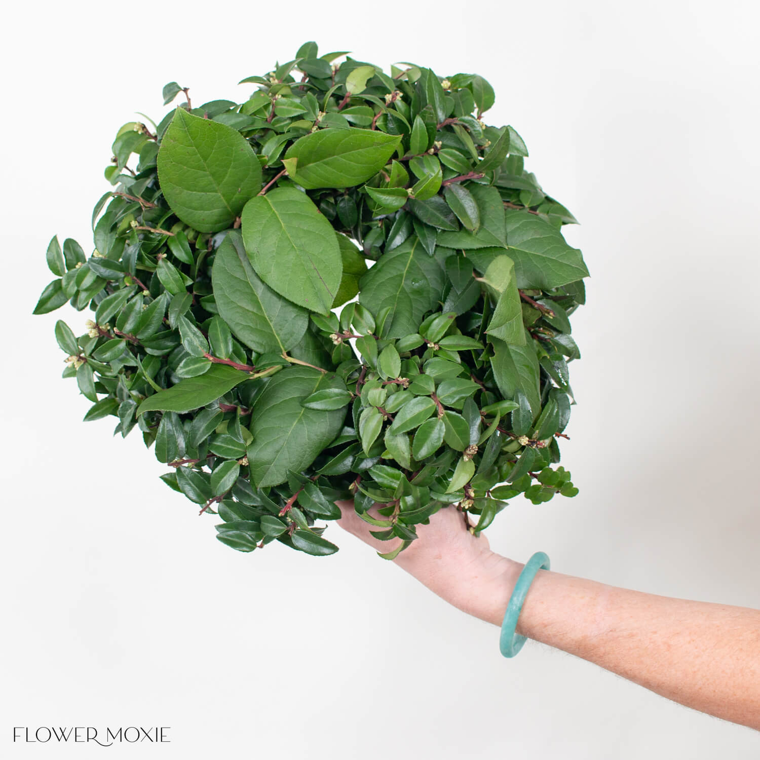 Mixed Greens Candle Ring for Weddings