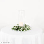 Olive Leaf Candle Ring for Weddings