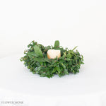 Mixed Greens Candle Ring for Weddings