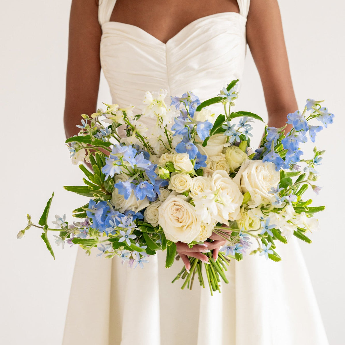 French Blue Bridal Bouquet