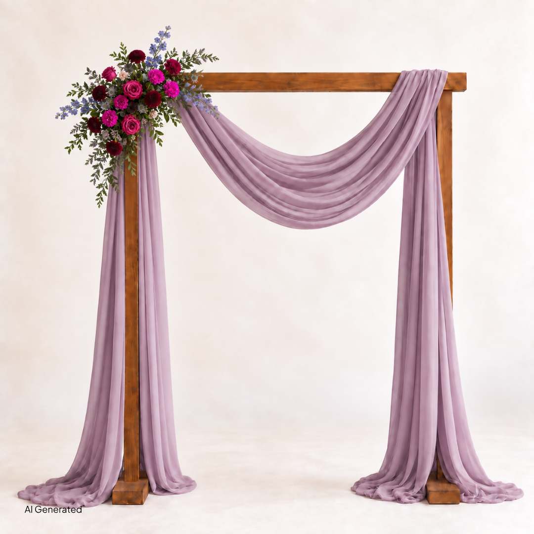 Jewel Tones Large Arch Arrangement