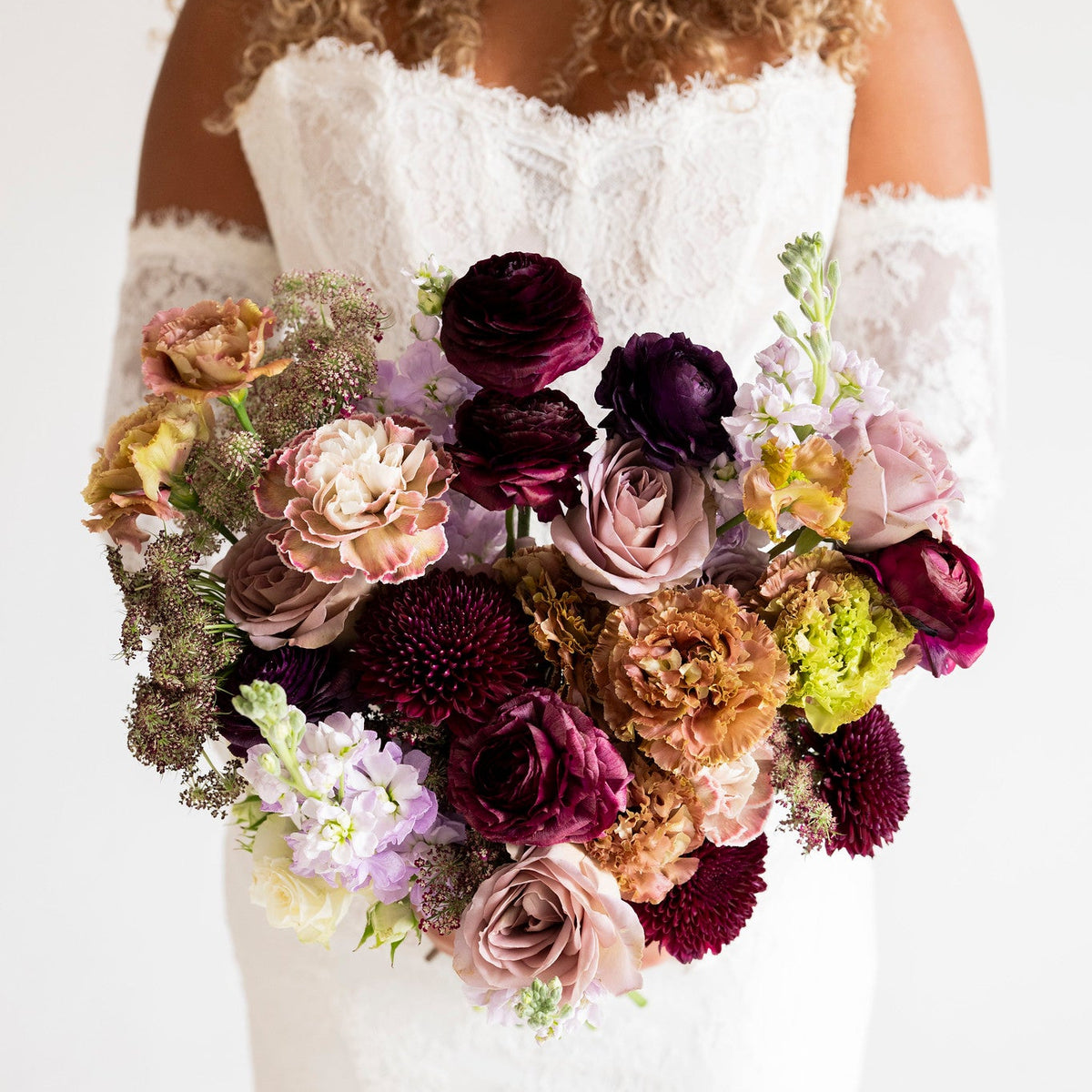 Midnight Garden Bridal Bouquet