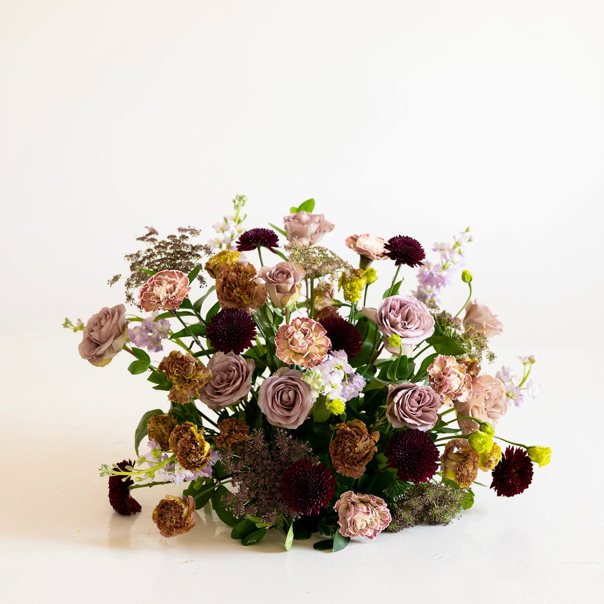 Midnight Garden Grounded Ceremony Arrangement