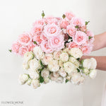 Pink and Blush Spray Roses Mixed Box