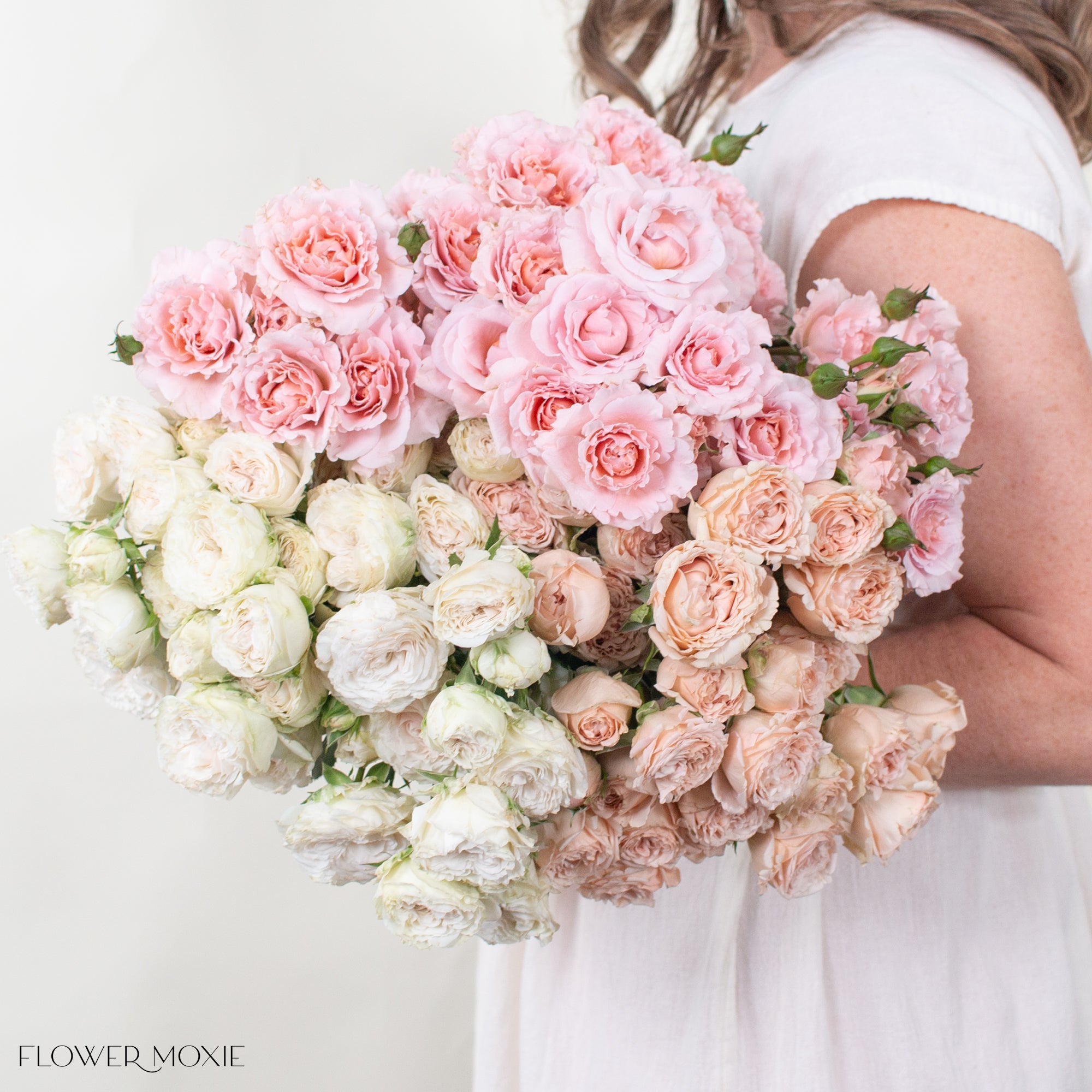 Be generous, be true, be loving spray roses