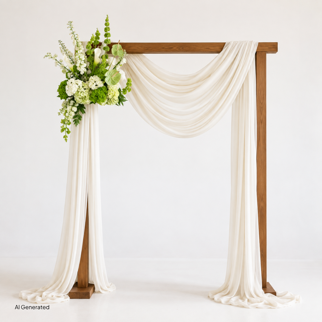 Modern Hydrangea Large Ceremony Arch Arrangement