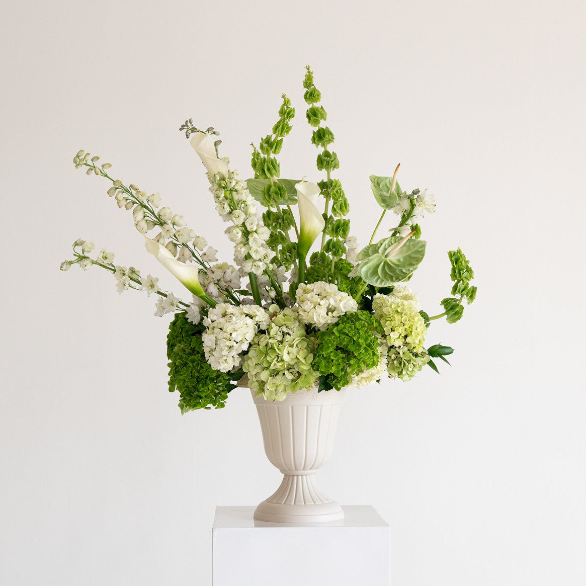 Modern Hydrangea Large Ceremony Urn Arrangement