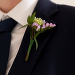 Lavender Modern Premade Boutonnieres
