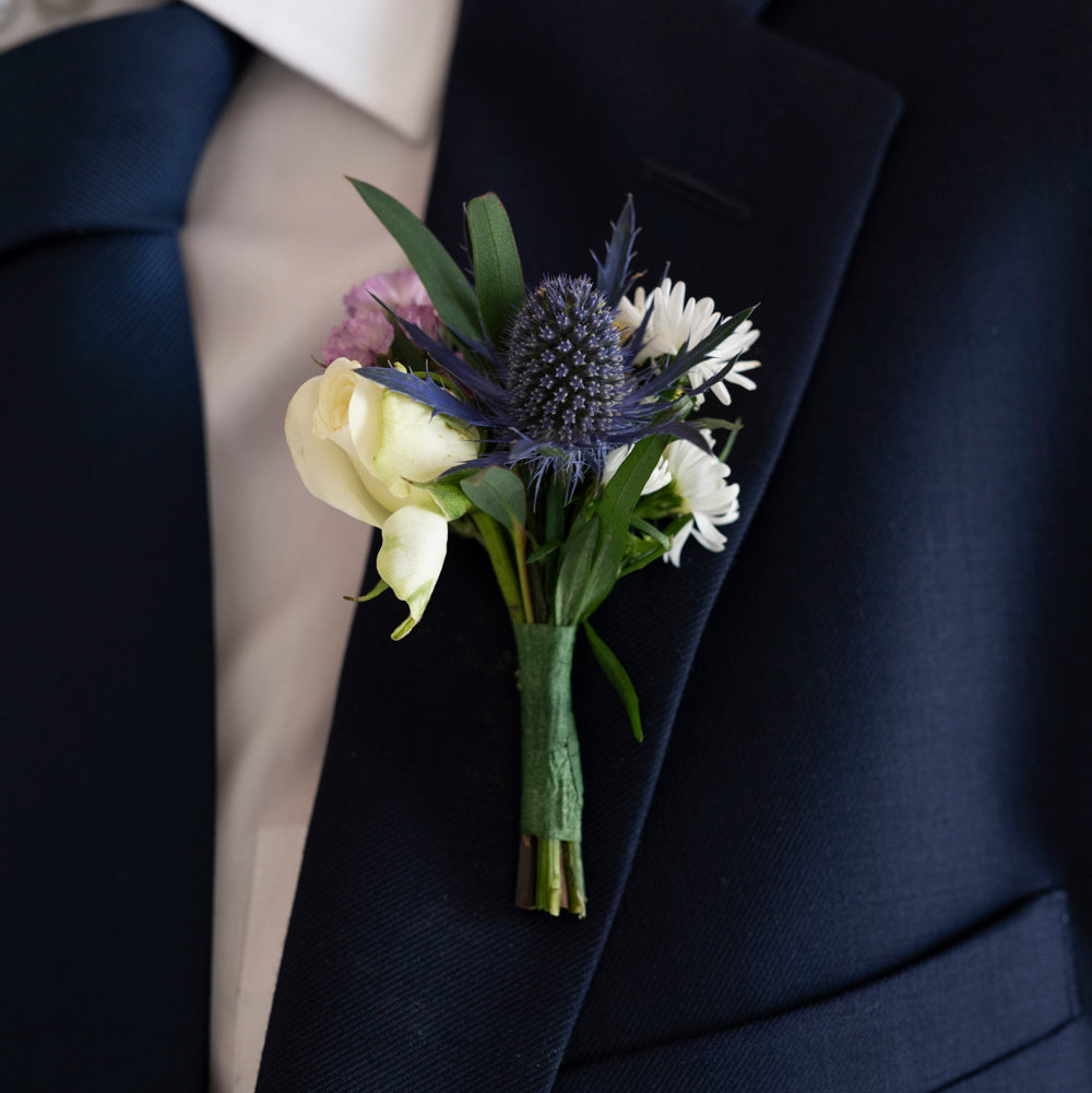 Wildflower Modern Premade Boutonnieres

