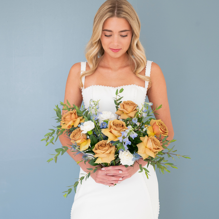 what color flowers go with a gold dress Gold Sweetheart Beaded Sparkles Court Train Flowers Prom Dresses main image 0