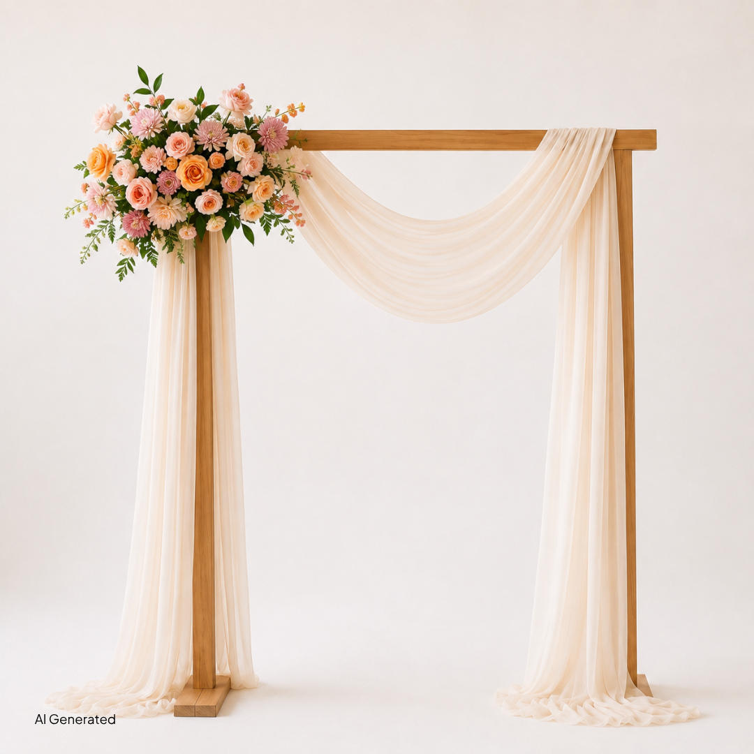 Peach Blossom Large Arch Arrangement