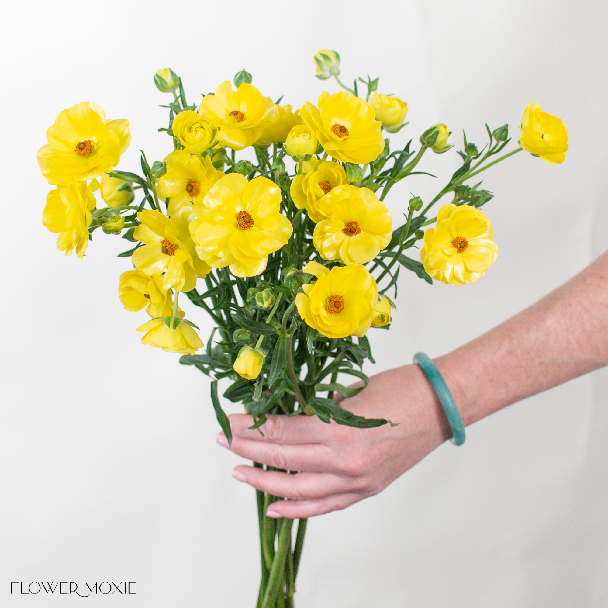 Yellow Butterfly Ranunculus | Flower Moxie DIY Wedding Flowers