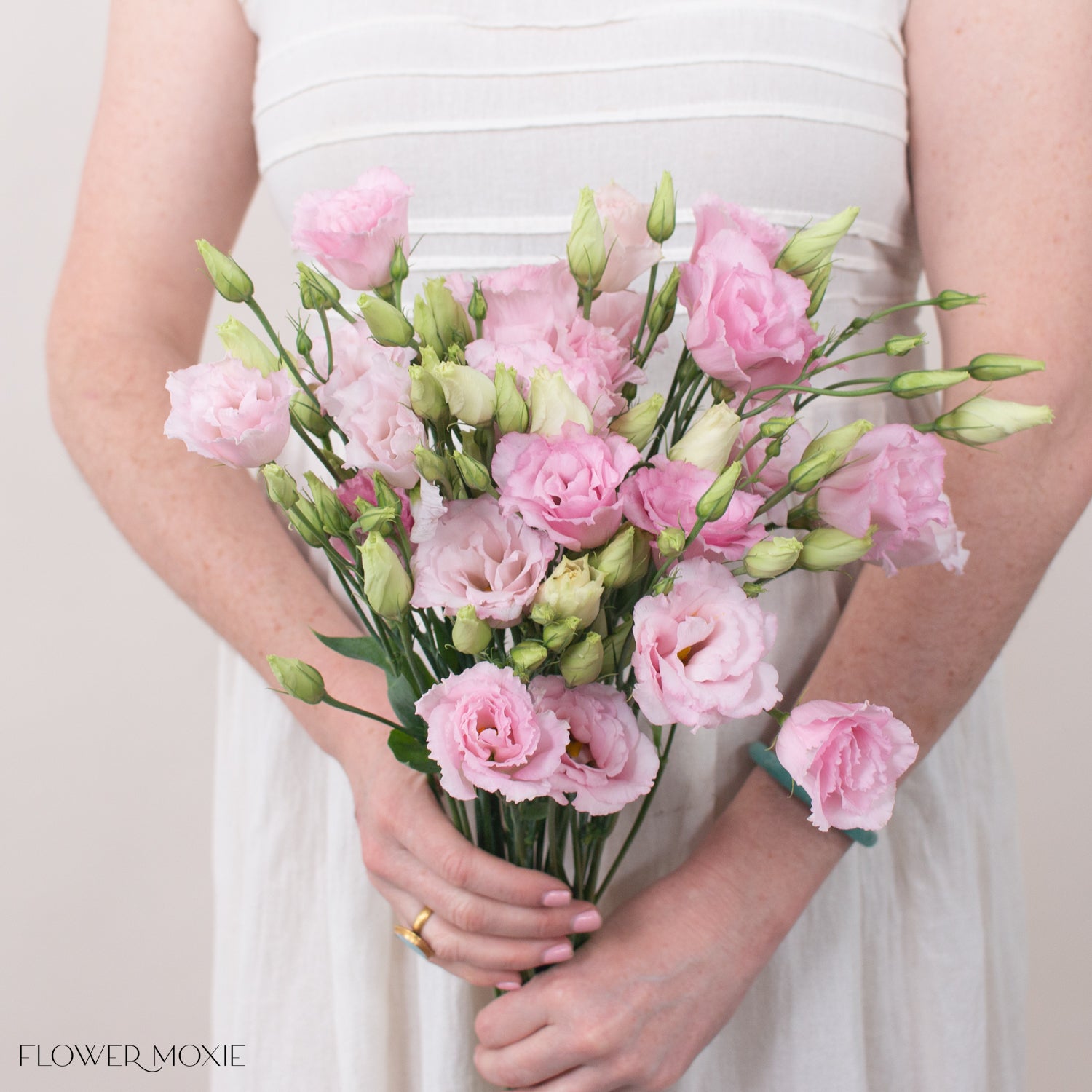 Pink Lisianthus Flower | DIY Wedding Flowers | Flower Moxie 4 Bunches
