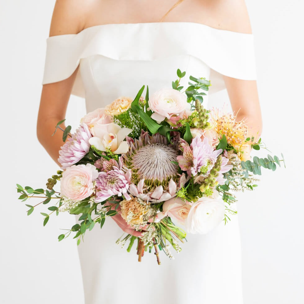 Pastella Premade Bridal and Bridesmaid Bouquets