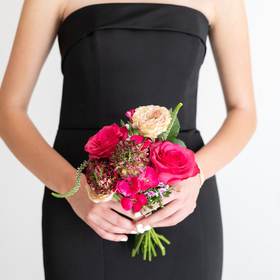 Pink Renegade Premade Bridesmaid Bouquets
