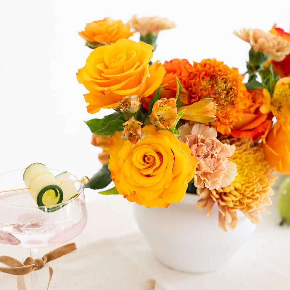 Orange Nectar Premade Centerpieces