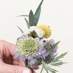 Wildflower Modern Premade Boutonniere