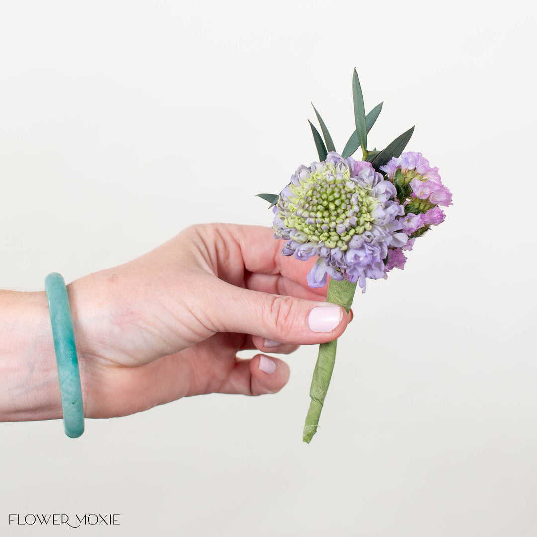 lavender filler flower Lavender Premade Boutonnieres | Flower Moxie Wedding Flowers 10