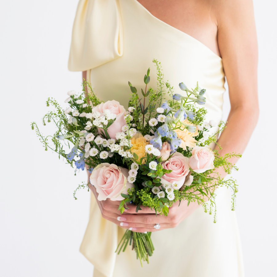 Soft Wildflower Premade Bridesmaid Bouquet | Flower Moxie DIY 5 - per Bouquet