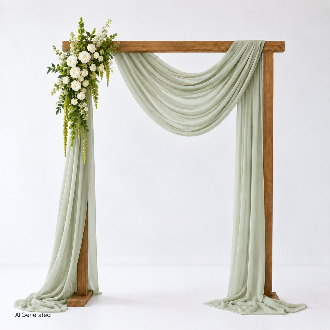 Summer Green Large Arch Arrangement