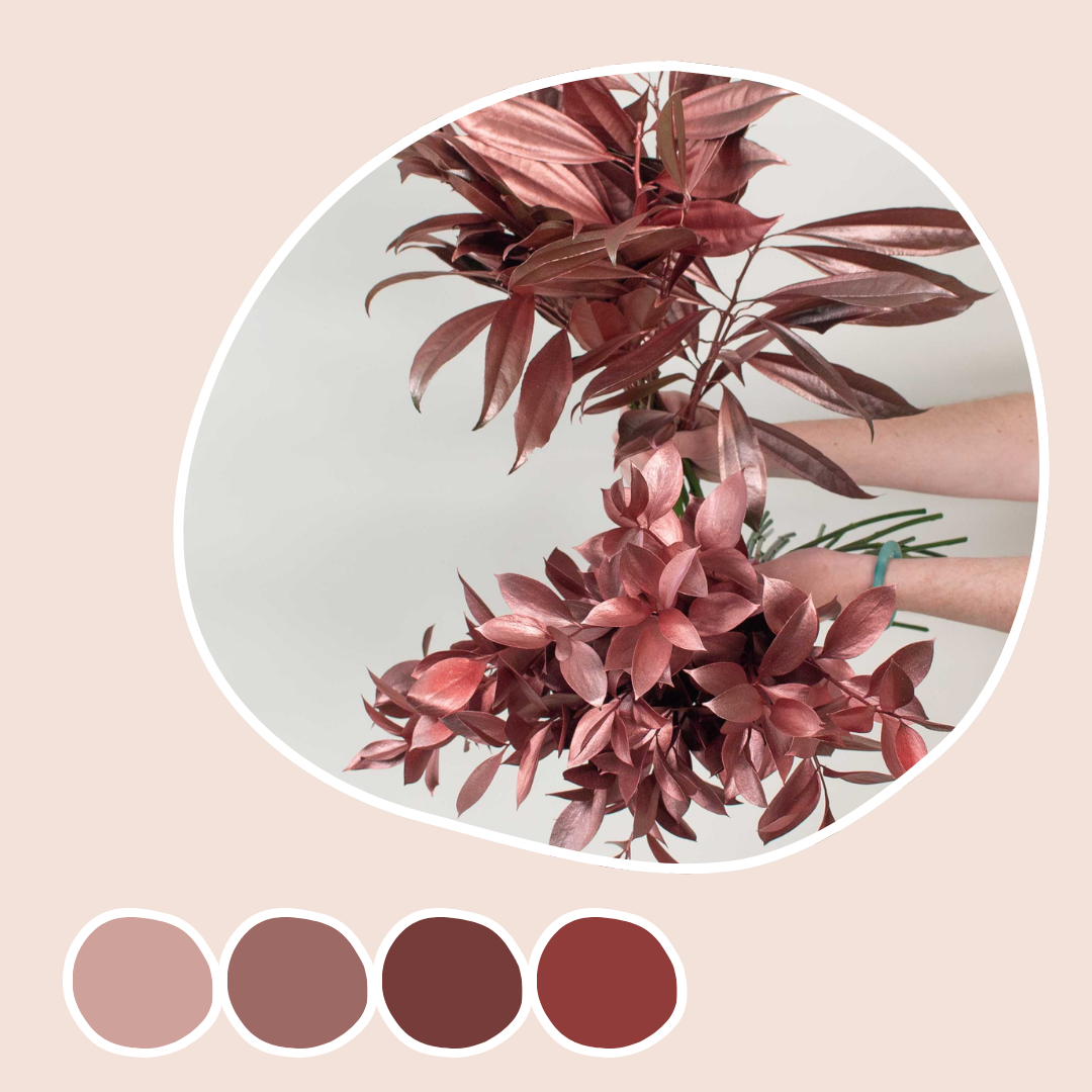 Tinted Bronze Greenery Mixed Box