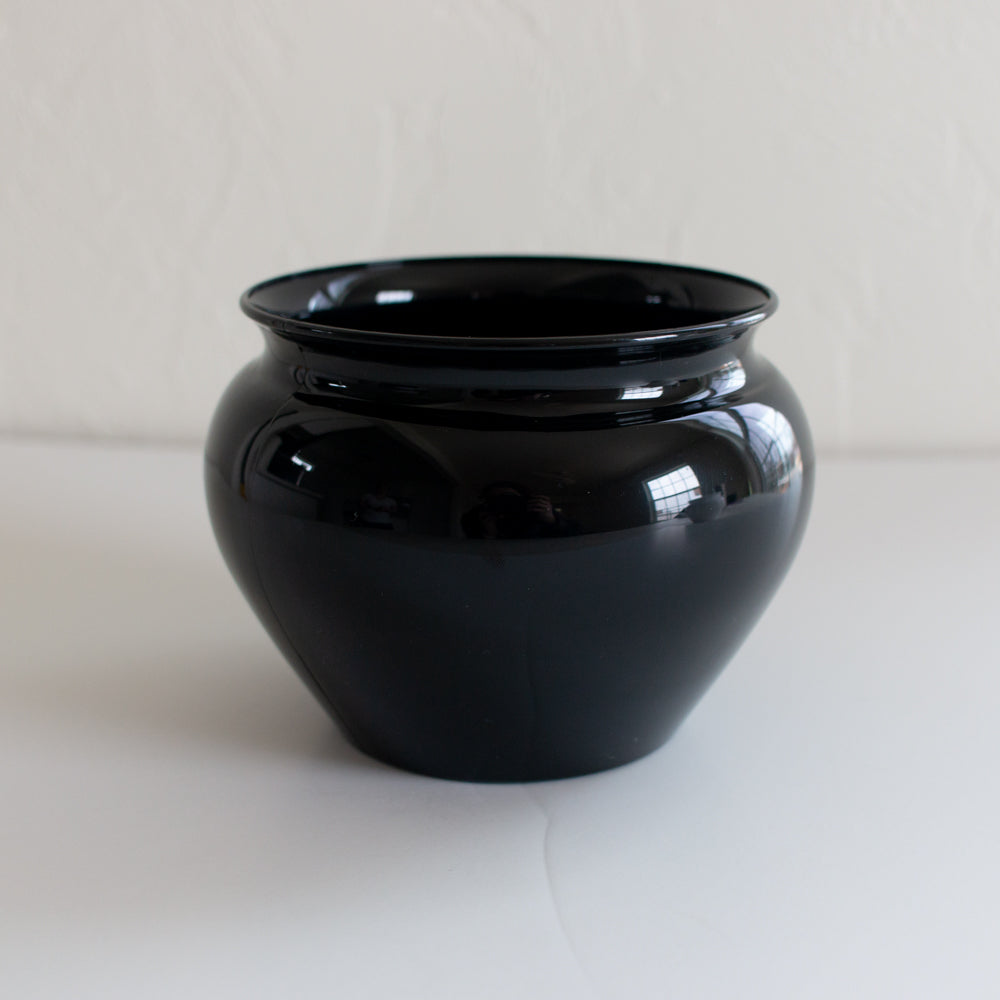 Black Jardinere Vase