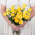 Yellow Fibonacci Spray Roses