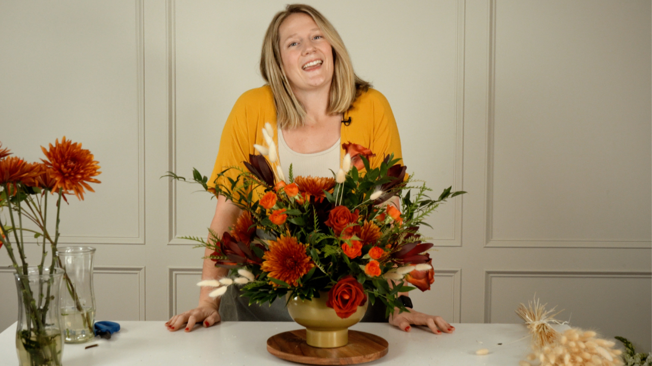 autumn centerpiece