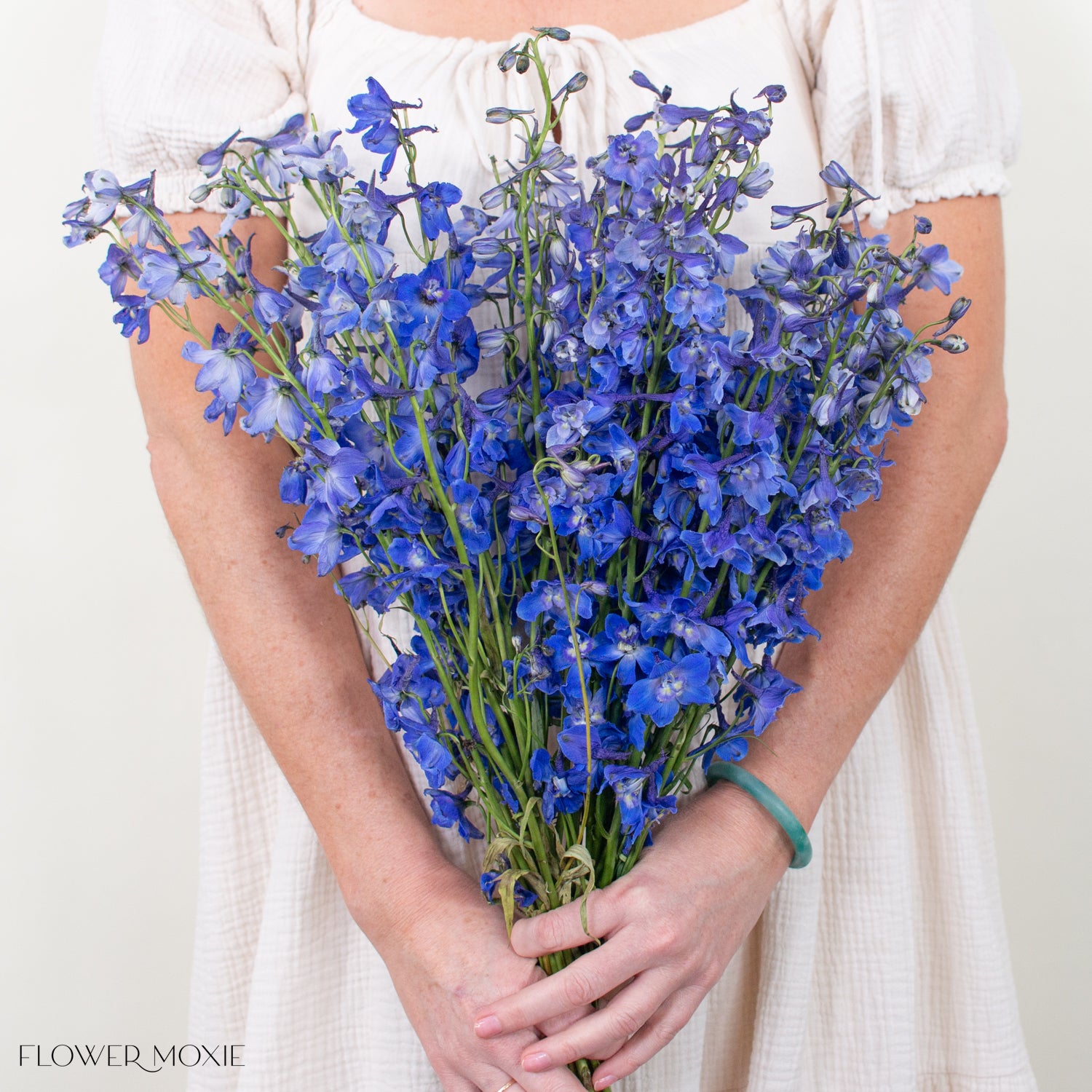 delphinium mixed box, wholesale flowers, wedding blue flowers