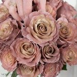 Painted and Dyed Desert Sand Novelty Rose