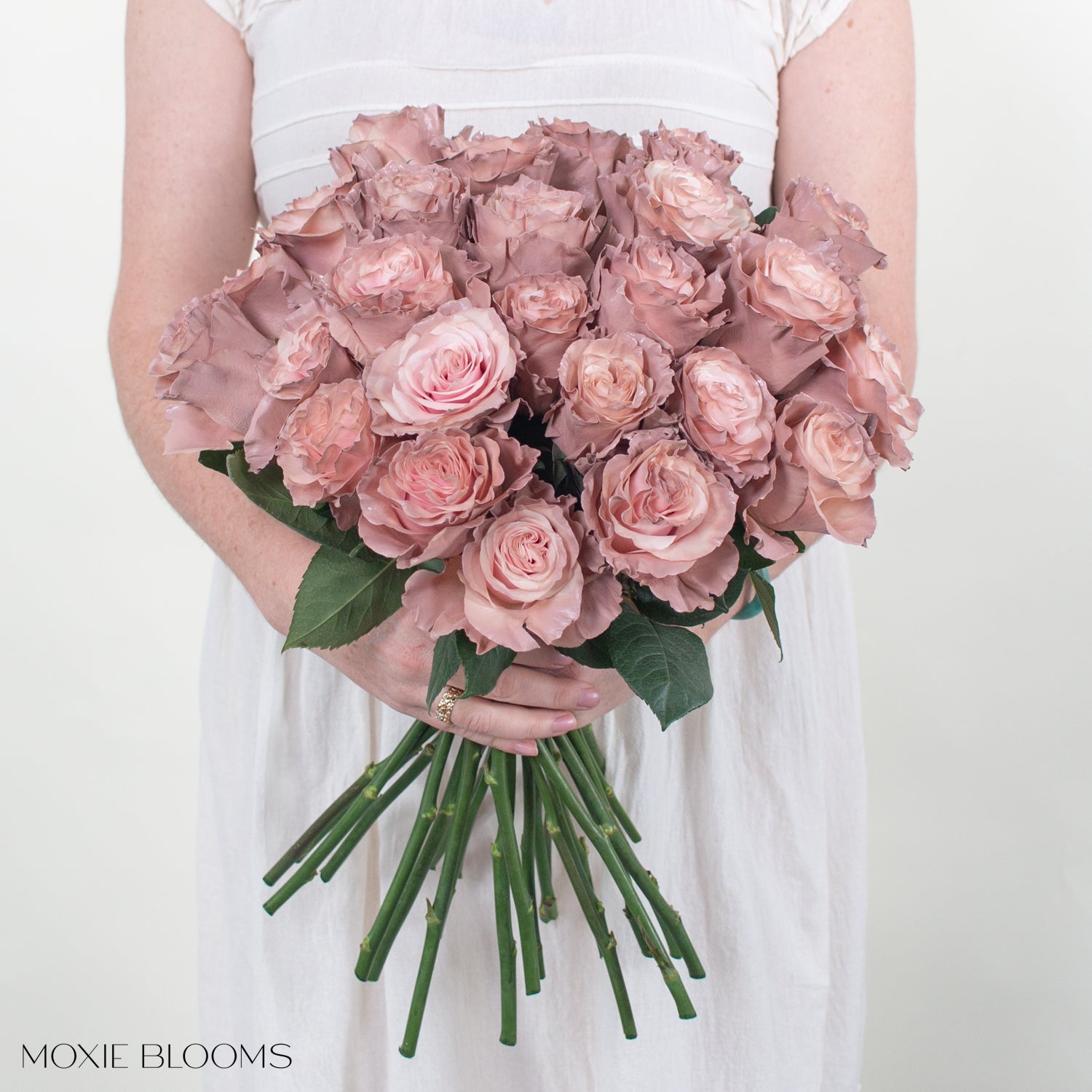 Painted and Dyed Pink Pearl Novelty Rose