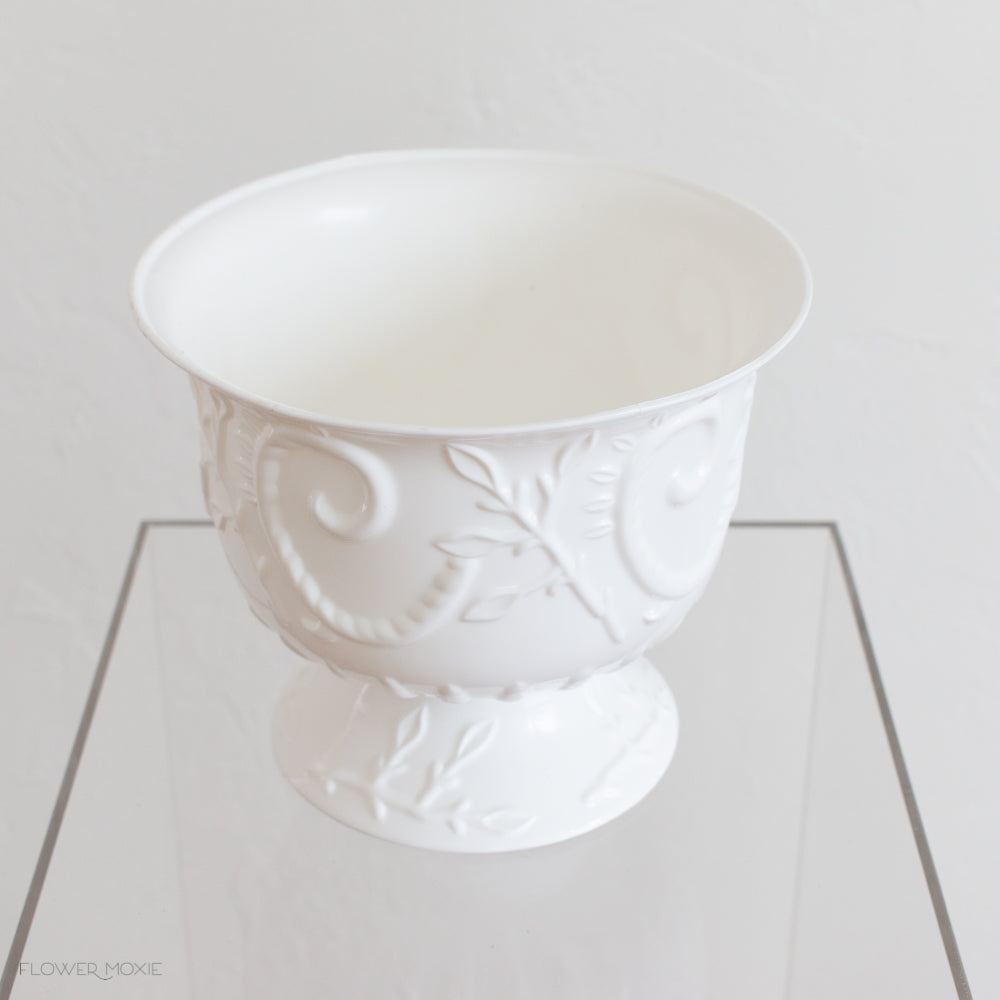 White 9" Revere Bowl Urn