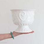 White Revere Bowl Urn