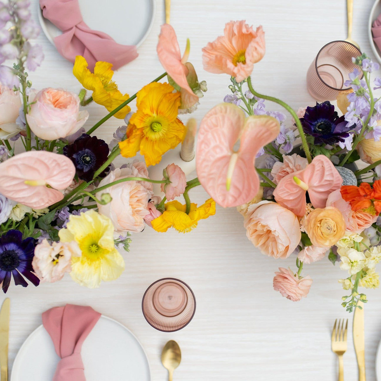 Assorted poppy flowers fresh diy wedding flowers flower moxie