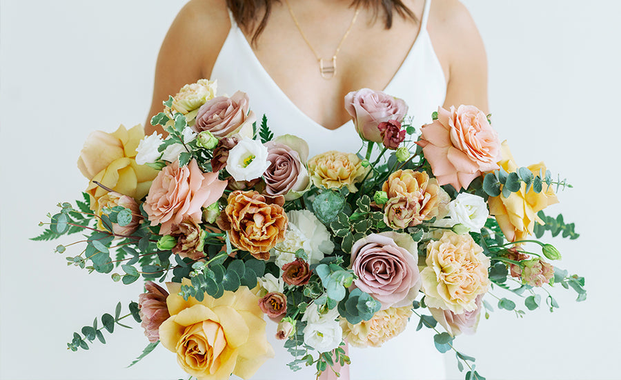 Toffee Roses Fresh Tan Toffee Roses | Bulk Fresh DIY Wedding Flowers | Flower Moxie