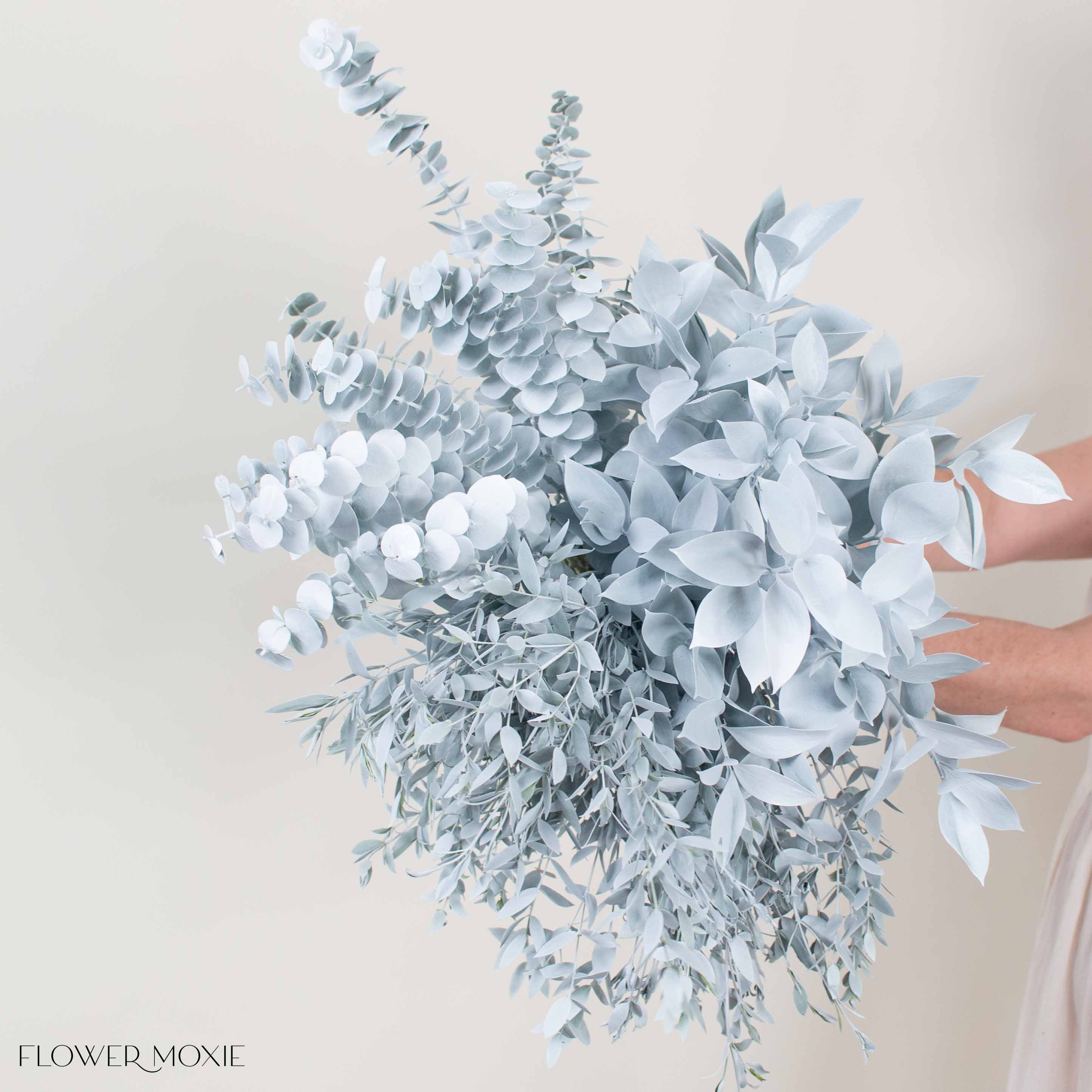 Bleached White Greenery Mixed Box