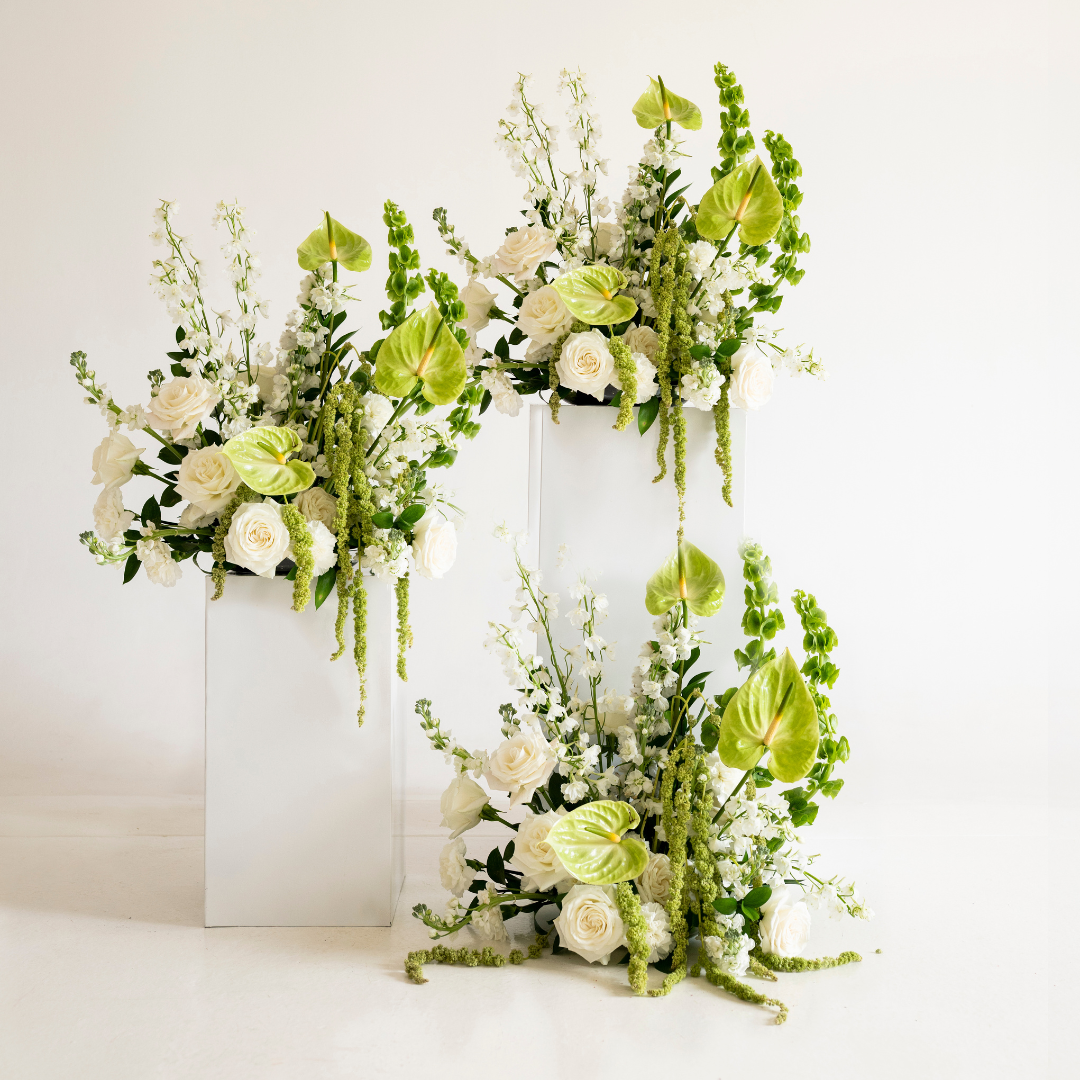 Modern Muse Large Ceremony Pillar Arrangement