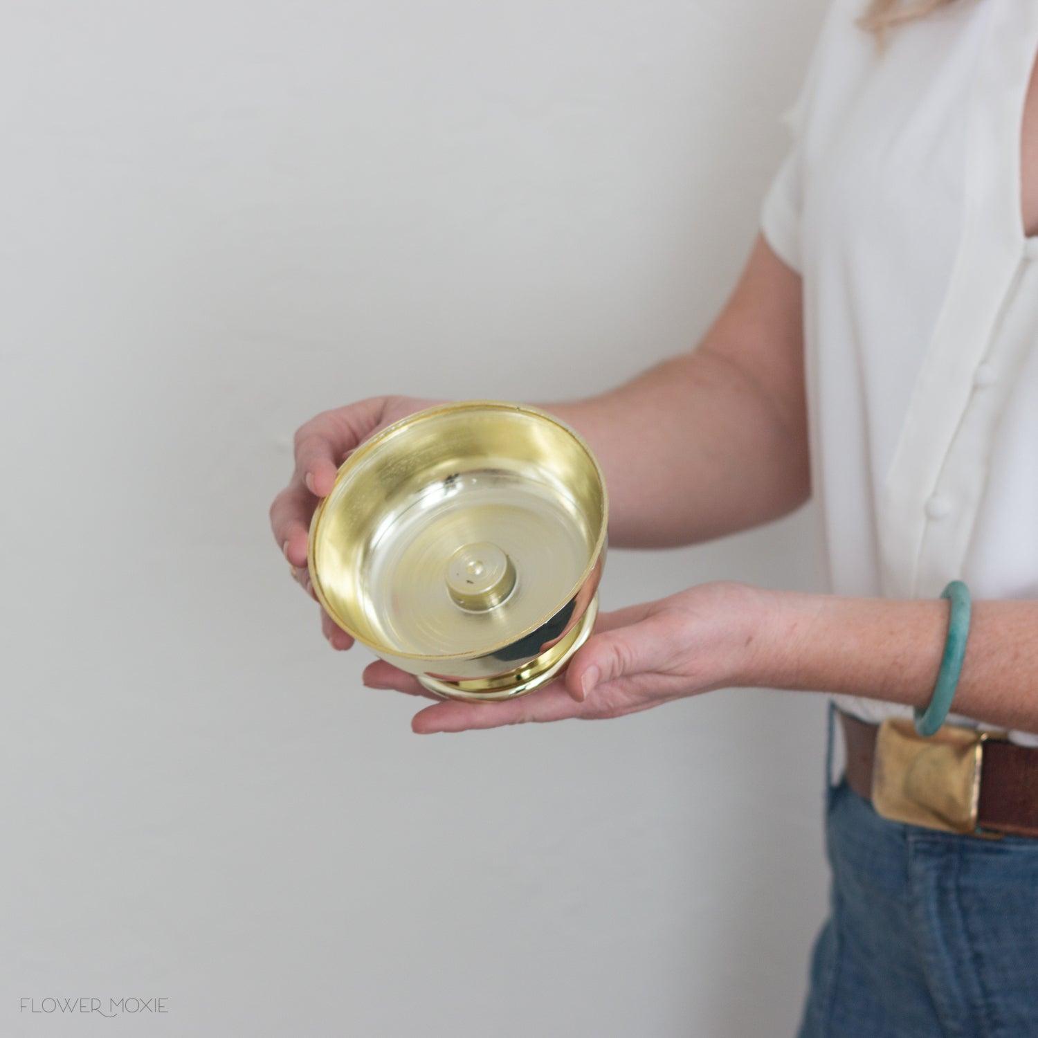 Classic Gold Mini Plastic Chalice Compote